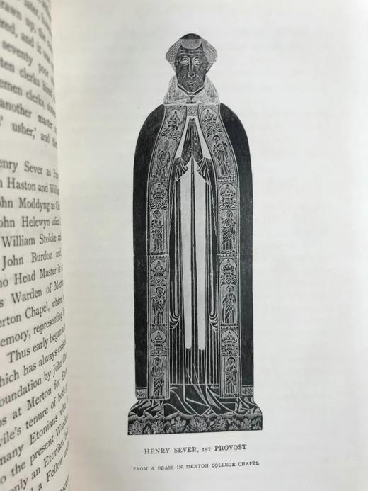 工坊特装本！1898年 温莎旁伊顿圣母国王学院编年史 配插图 全真皮精装大32开 商品图4