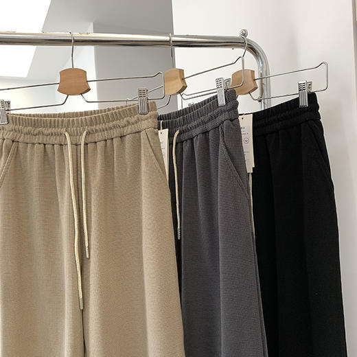 特价出！敲高性价比 春夏薄款华夫格卫裤！ 商品图5