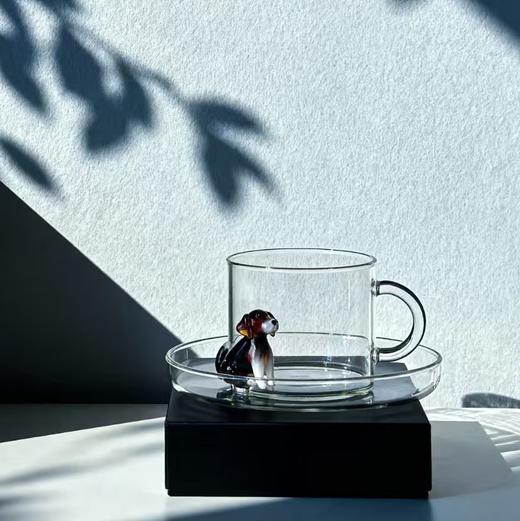 ICHENDORF 动物农场系列塔比猫/小狗水杯意大利进口手工造型玻璃杯 商品图3