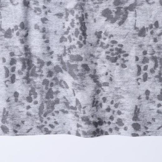 夏季高级感新款男士豹纹清新色调品味韩系圆领短袖T恤百搭时尚 商品图3