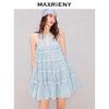 MAXRIENY26华丽浪漫感背心连衣裙伞摆a字娃娃裙公主裙子蓝色(货号:MF80DR002) 商品缩略图0