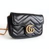 【95新】Gucci古驰Marmont系列476433黑色超迷你马蒙链条包单肩斜挎包女士150326TJ02 商品缩略图1