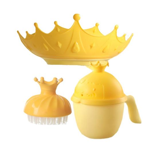 【pp材质！有效阻止水流】儿童洗头帽防水护耳TPE宝宝洗头神器婴儿沐浴小孩洗发帽洗头刷杯。xa 商品图4