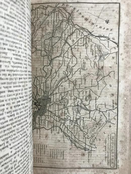 1808年 本杰明·皮茨·卡珀《联合王国地名辞典》 含地图插图真皮精装32开 商品图6