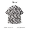 SDSA男装2026新款高贵轻奢复古撞色满印花卉翻领短袖衬衫百搭休闲 商品缩略图4