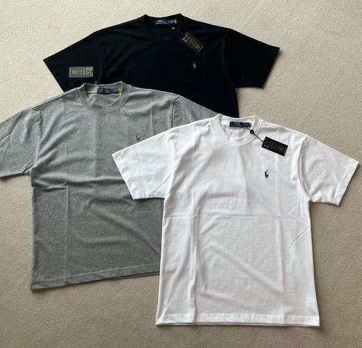 【a61】经典彩马刺绣男子夏日舒适圆领短袖T恤！！ 商品图3