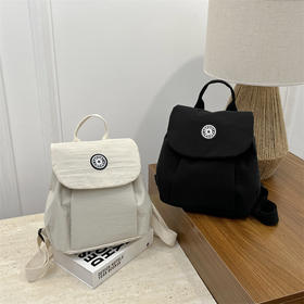 【防水面料！韩式百搭】春季新款2026防水布女士双肩包ins超火百搭大学生儿童出游包。xa