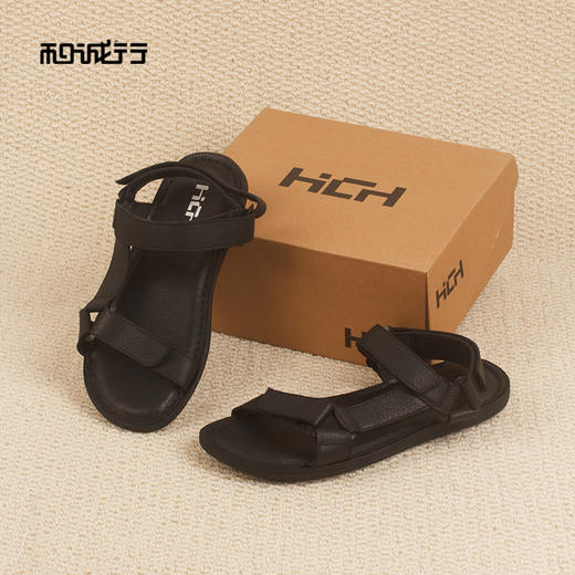 和诚行2026夏季新款外穿时尚百搭软底防滑男式凉鞋0551297 商品图0