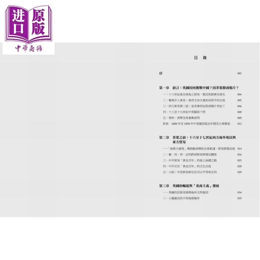 预售 【中商原版】由茶叶到鸦片 近代中英关系十问 港台原版 薛凤旋 香港中华书局 商品图2