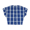 and wander indigo check pullover 女装透气抗皱机能性短袖上衣 商品缩略图4