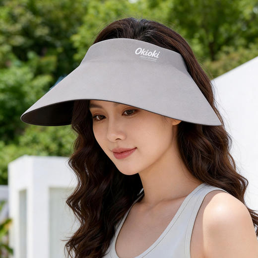 360°挡住紫外线！新西兰进口okioki 防晒帽 星轨大弧灯罩无痕帽/星轨双戴无痕帽 一体式设计 舒适佩戴 商品图1