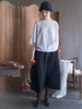 Boboutic 26SS 白蓝条纹丝棉麻针织轻盈上衣 商品缩略图1