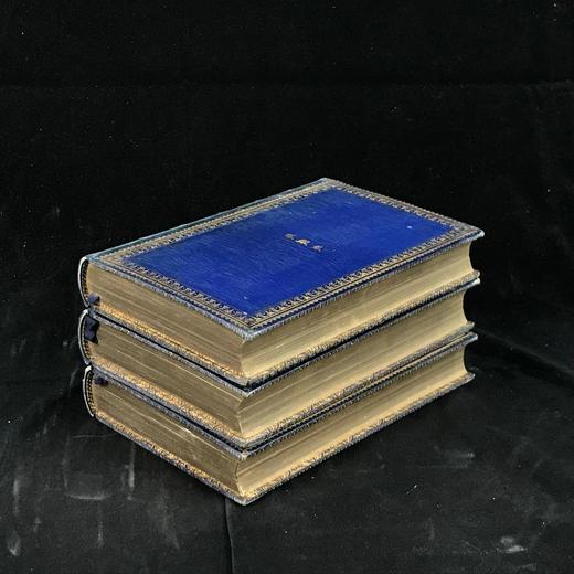 1866年 雪莱诗集（全3卷） 1幅肖像插图 全真皮精装36开 商品图1