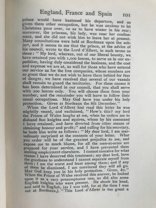约20世纪早期 傅华萨编年史 12幅彩色插图 漆布精装32开 商品图13