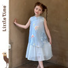 littletime女童旗袍连衣裙2026新款夏装蝴蝶洋气儿童国风汉服裙 商品缩略图3