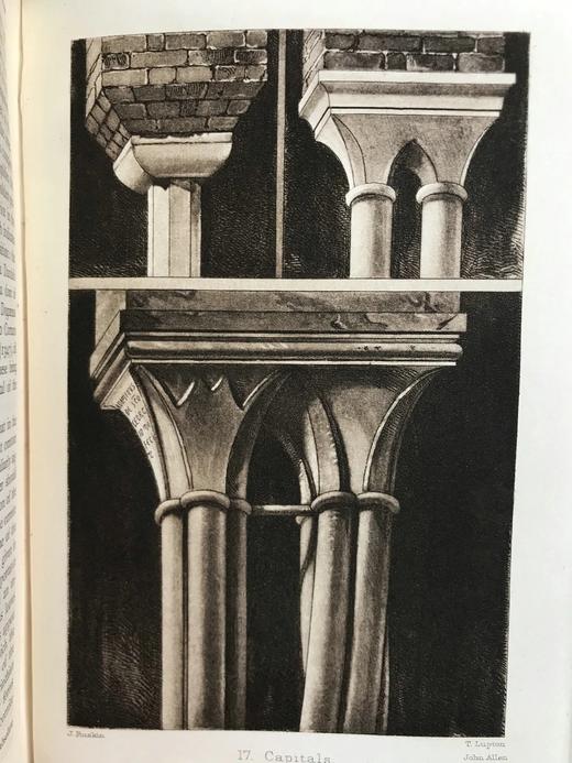 1898年 罗斯金《威尼斯之石》（全3卷） 数十幅插图 漆布精装32开 商品图13