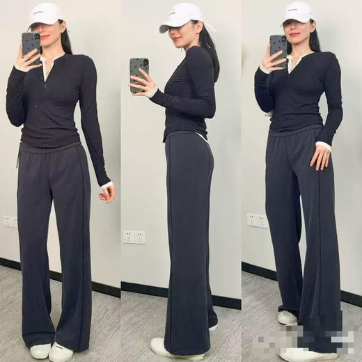 【秒杀价已调 直接拍】lu家 莫代尔棉螺纹打底 长袖 亨利衫 商品图10