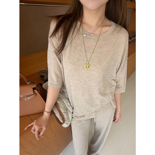 2603504   真丝羊毛 短袖上衣（单股） 商品图1