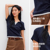 商场同款|森马短袖T恤女夏季短款撞色假两件正肩紧身2026新款上衣 商品缩略图3
