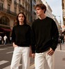 CK jeans 男女情侣款纯色套头休闲圆领卫衣 商品缩略图1