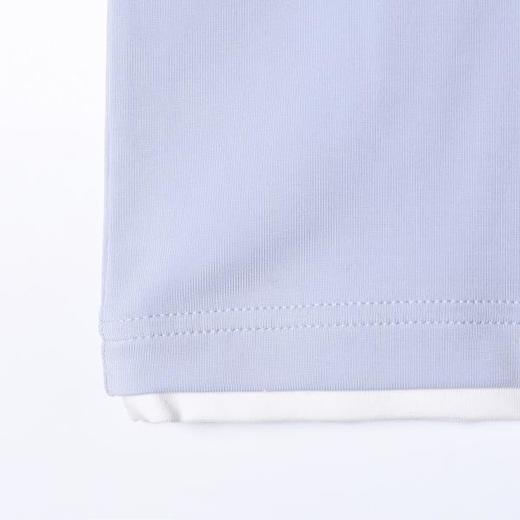 SDSA男装2026新款高贵轻奢潮牌撞色拼接假两件短袖T恤百搭时尚 商品图3