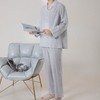 【特价款】宜色家60支全棉泡泡纱家居服睡衣 男女款 商品缩略图6