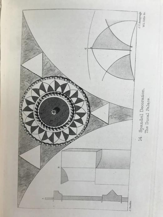 1898年 罗斯金《威尼斯之石》（全3卷） 数十幅插图 漆布精装32开 商品图12