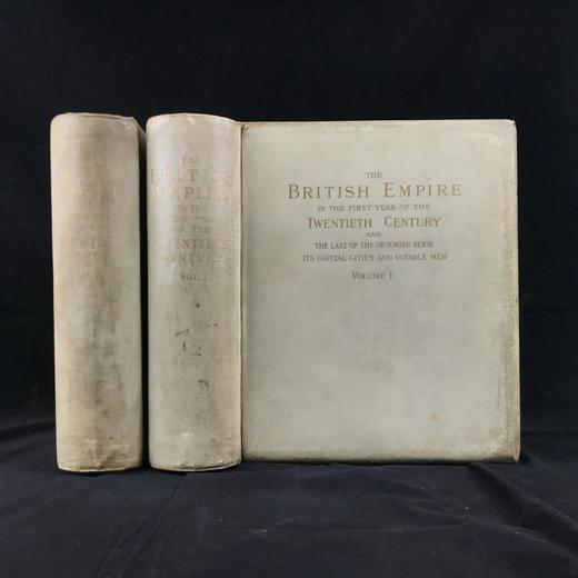 犊皮（vellum）限量版！约1901年 大英帝国首府和名人录 配大量插图 精装大16开 商品图0