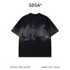 SDSA男装2026新款高贵轻奢潮牌简约晕染撞色印花圆领短袖T恤百搭 商品缩略图0