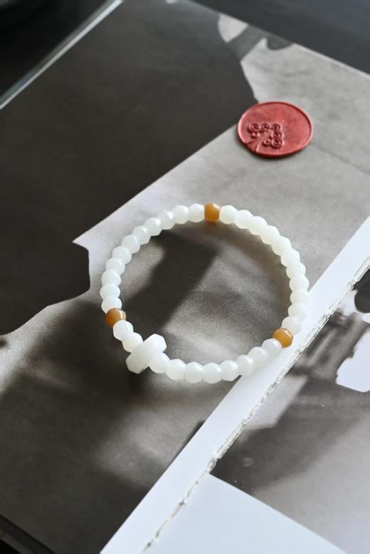 转好运·白玉手串【 嘉石2640】 商品图0