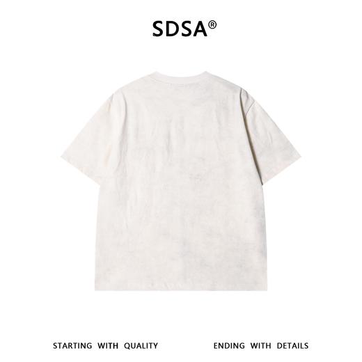 SDSA男装2026新款高贵轻奢极简风纯色拉链开衫短袖T恤百搭宽松潮 商品图4