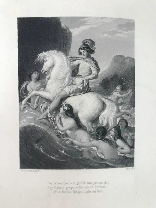 约19世纪后期 托马斯·摩尔诗集 数百幅版画插图 真皮精装16开 商品图12