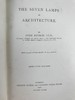 1901年 罗斯金《建筑的七盏明灯》 14幅插图 漆布精装32开 商品缩略图3