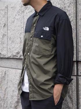 日版NUPTSE SHIRT休闲宽松纯棉衬衫春秋款外套男