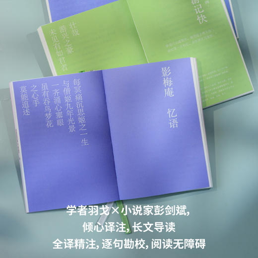 人间三梦：古典文库系列（全三册）明清小品文三大高峰，古典美学的当代呈现，名家全译精注+长文导读，裸脊文库本+精美书盒 商品图5