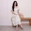 奢姿大码女装2026夏季减龄碎花方领连衣裙胖妹妹甜美风时尚裙子9962860143 商品缩略图2