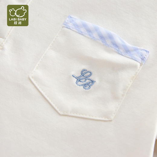 拉比童衣夏时光半开衣米白j6LZBC100704 商品图5