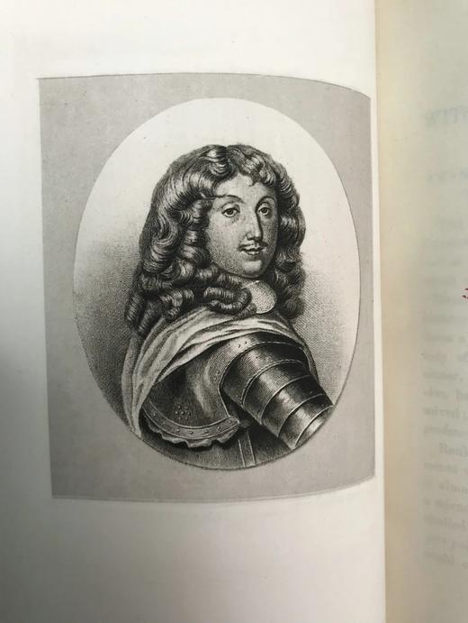 约19世纪后期 沃顿《社交界的才子俊男》（全2卷） 20幅版画肖像插图 真皮精装32开 商品图12