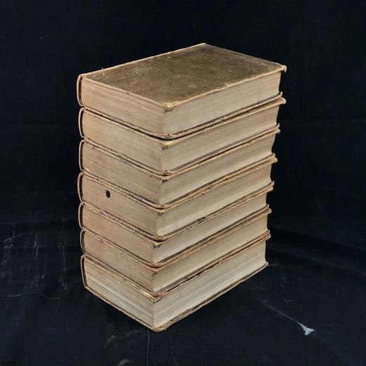 含藏书票！1800-1801年 提图斯·李维《罗马史》残篇（全7卷） 全真皮精装32开 商品图1