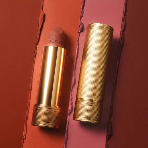 【送礼袋】Gucci古驰馥郁唇妆两件套  绮梦馥栀女士香水浓香100ml+古驰金管口红正装3.5g  香港直邮 商品图6