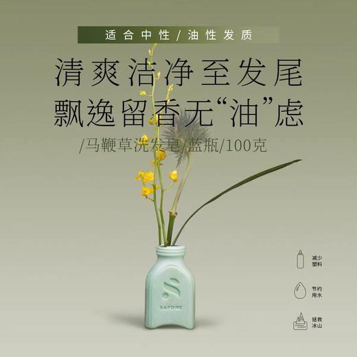 SAFONE莎弗尼天然海盐青刺果油马鞭草无水配方洗发皂舒缓滋养头发 商品图0