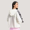 Adidas阿迪达斯DANCE LONG LENGTH JACKET 三条纹舞动系列拒水蝴蝶结运动休闲连帽夹克早春薄外套 商品缩略图1