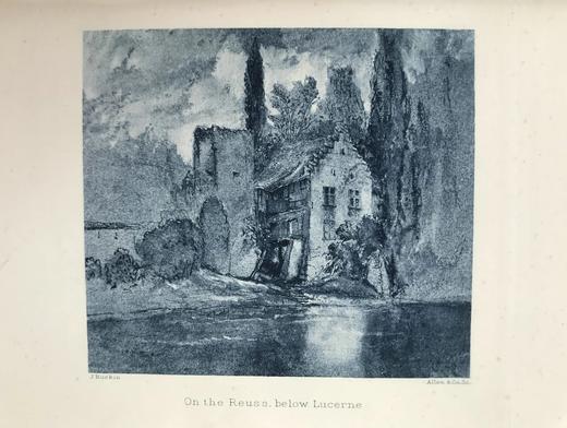 1905年 罗斯金《建筑的诗意》 约30幅插图 漆布精装32开 商品图14