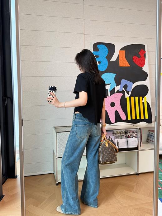 驴家 2026春夏最新款软糯垂顺的高定面料短袖 商品图3