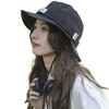 复古渔夫帽【可盐可甜！小脸神器】户外复古渔夫帽 新款夏季遮阳帽 大檐登山帽防紫外线太阳盆帽 商品缩略图4