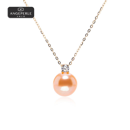 天使之泪 S925银淡水珍珠中国红珍珠吊坠 SYJ36 商品图0