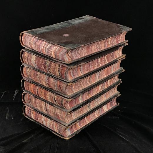 1893-96年 皇家自然史（全6卷） 千余幅版画插图（含大量套色版画） 真皮精装16开 商品图1