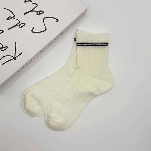 百搭 黑白简约中筒袜-纪念日百货门店同款170797024 商品图5