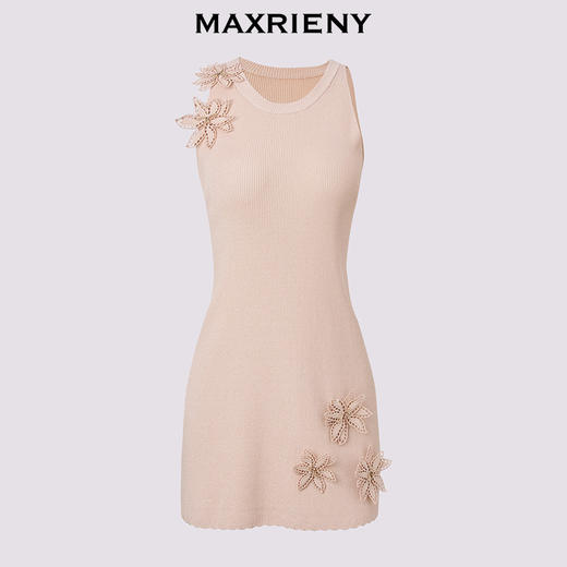 【商场同款】MAXRIENY精致春日松弛感A型伞摆套头毛衫收腰上衣(货号:MC86SW251) 商品图4