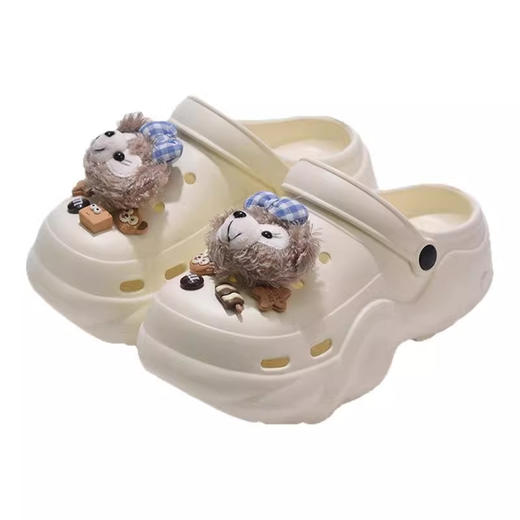 GZ买手优选-可爱小熊外穿厚底洞洞鞋拖鞋（3-5天发货）-171194305 商品图10